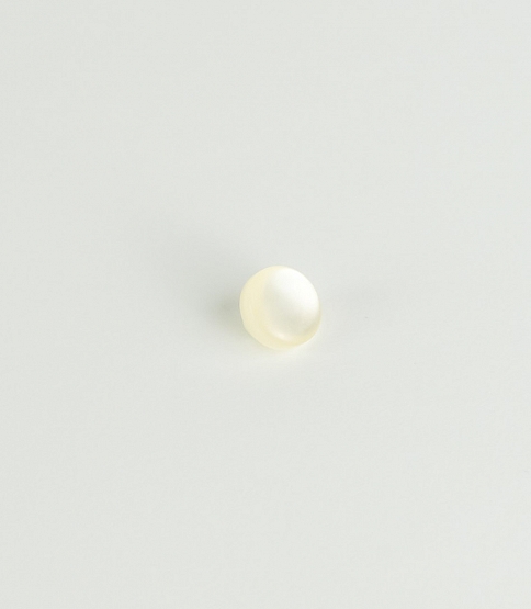 Dome Shank Button Size 16L x10 Ivory - Click Image to Close